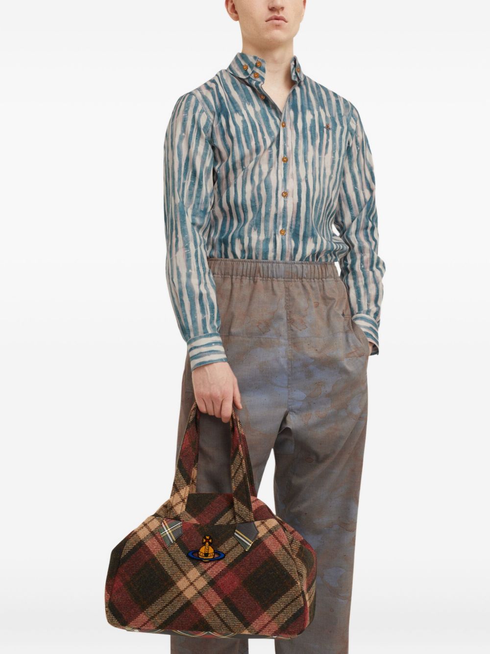 painted stripe shirt