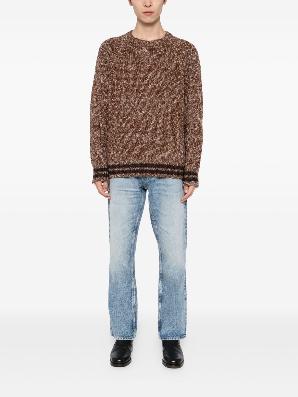 straight-leg jeans