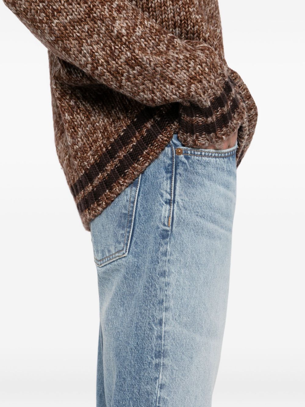 straight-leg jeans