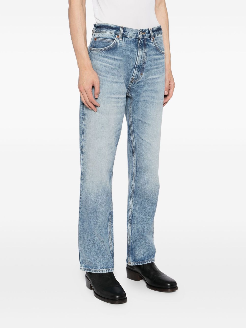 straight-leg jeans