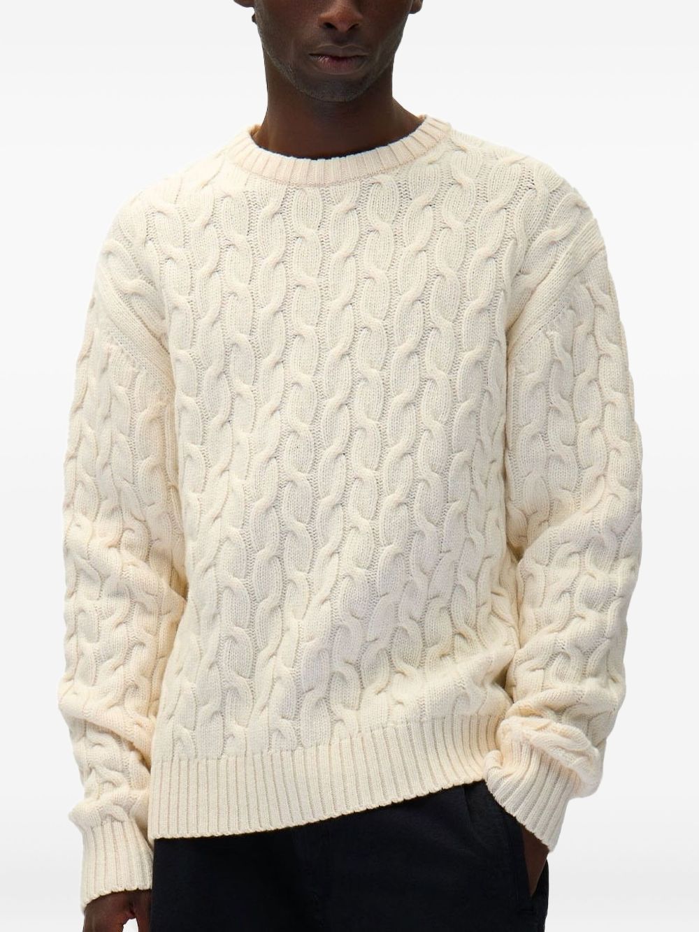 logo-print sweater