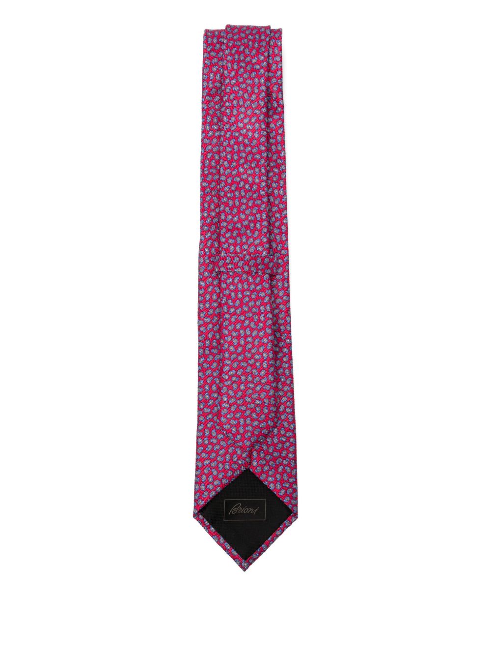 printed silk tie