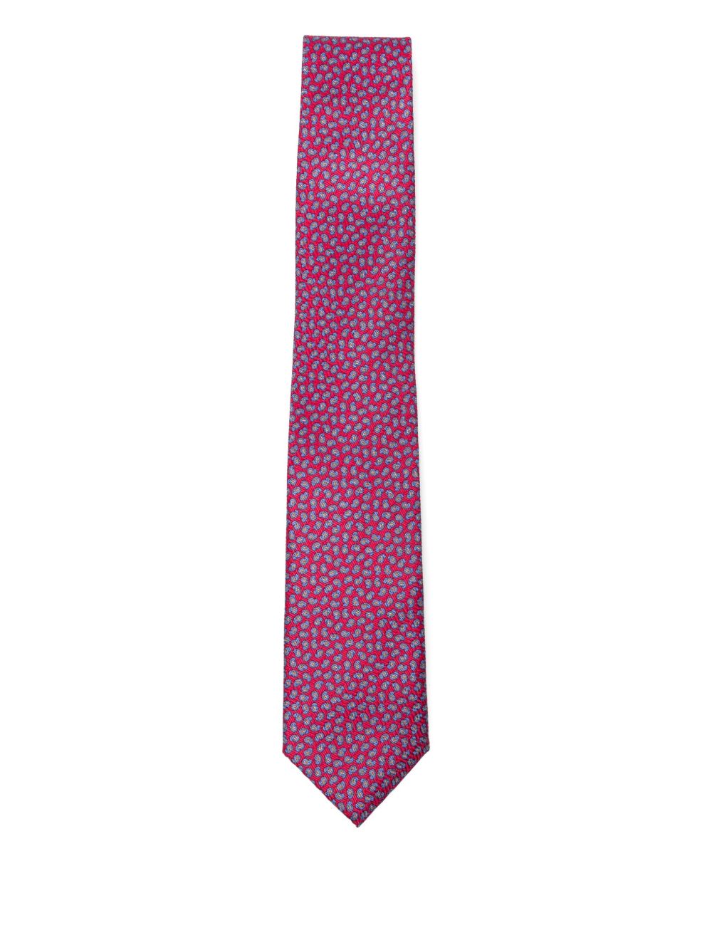 printed silk tie
