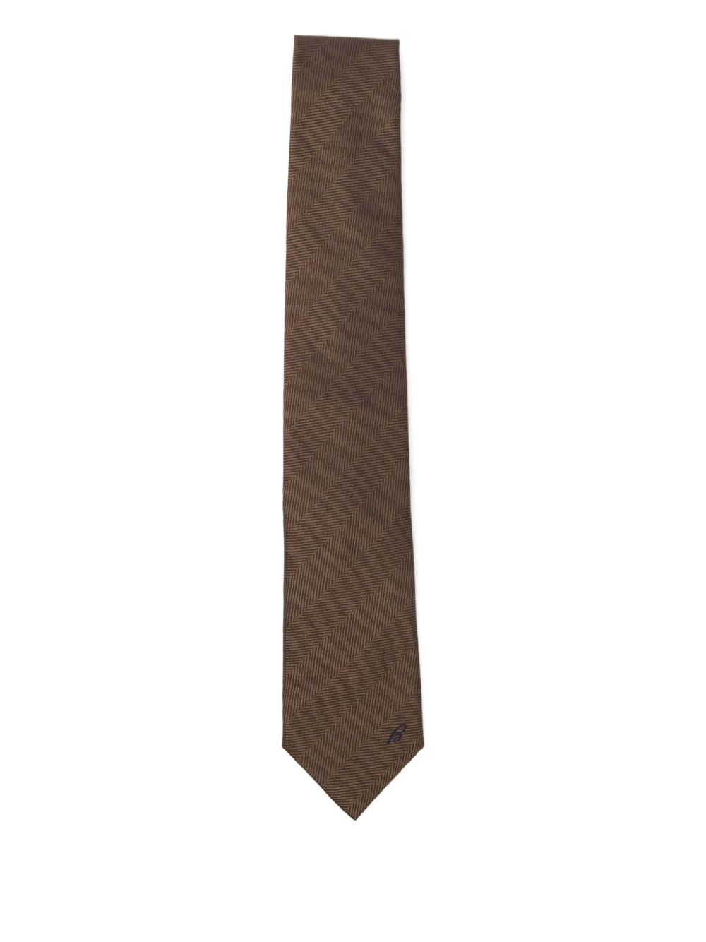 striped silk tie