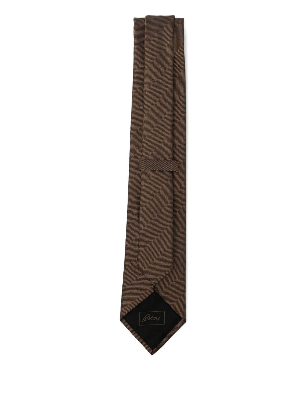 striped silk tie