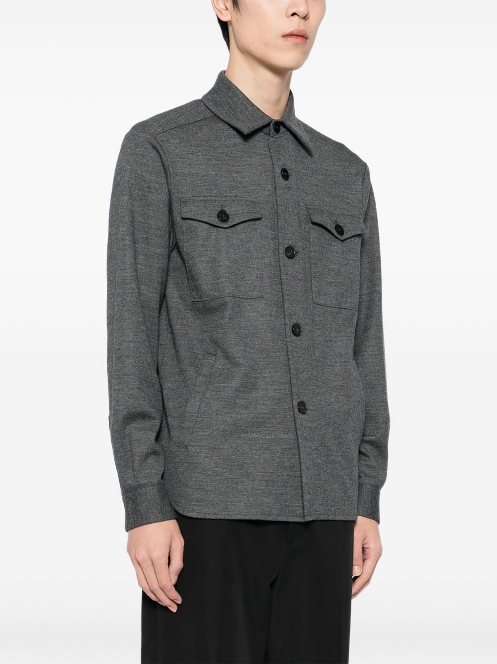 wool shirt jacket