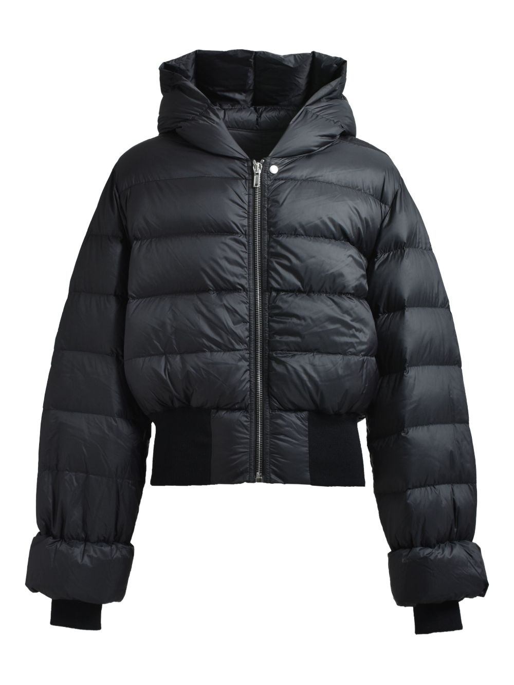 hooded puffer jacket