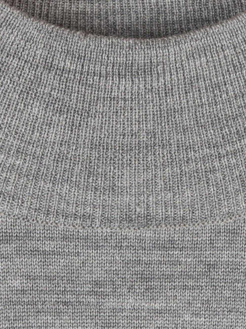 high-neck merino wool sweater