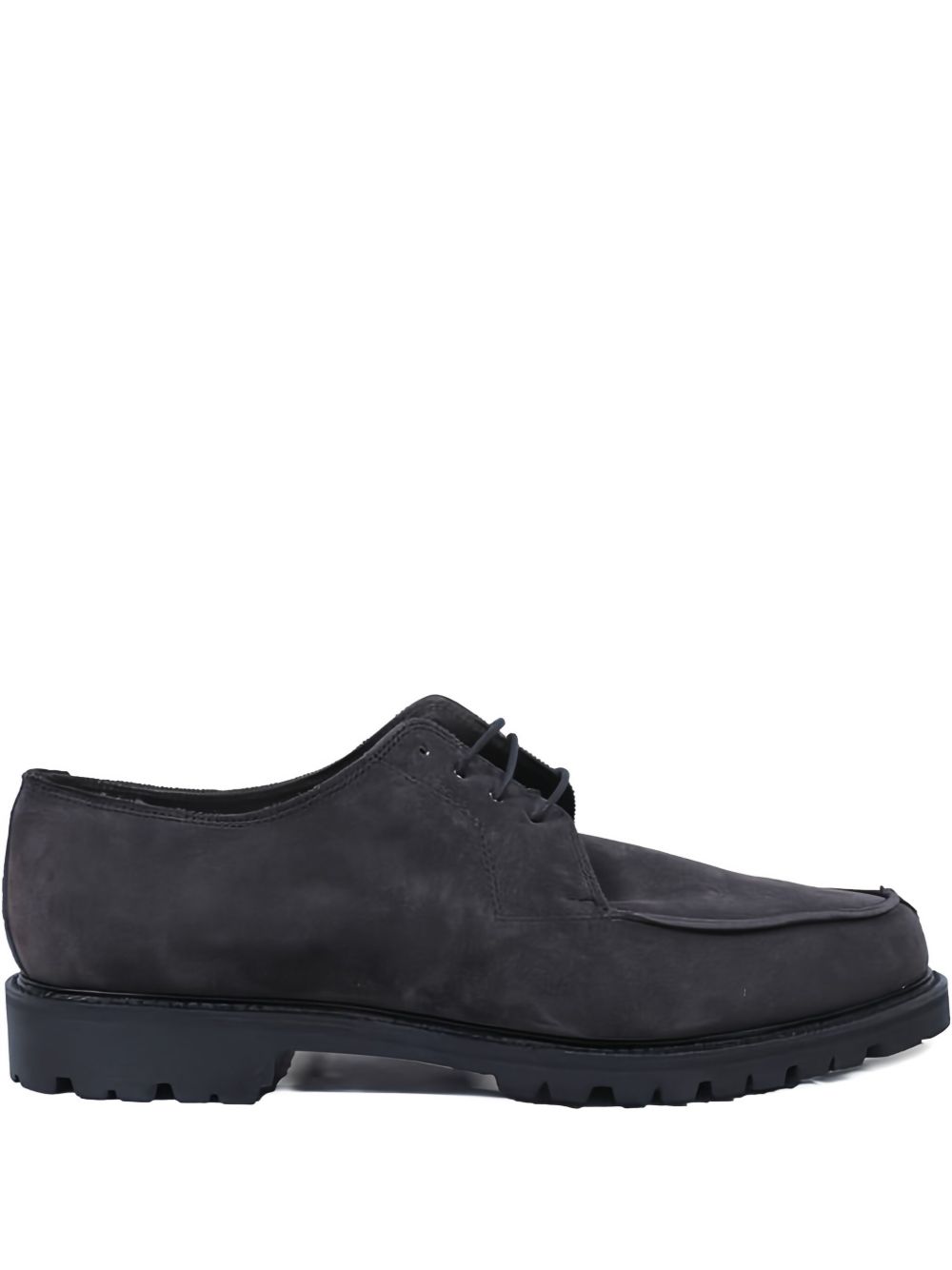 lace-up suede derby shoes