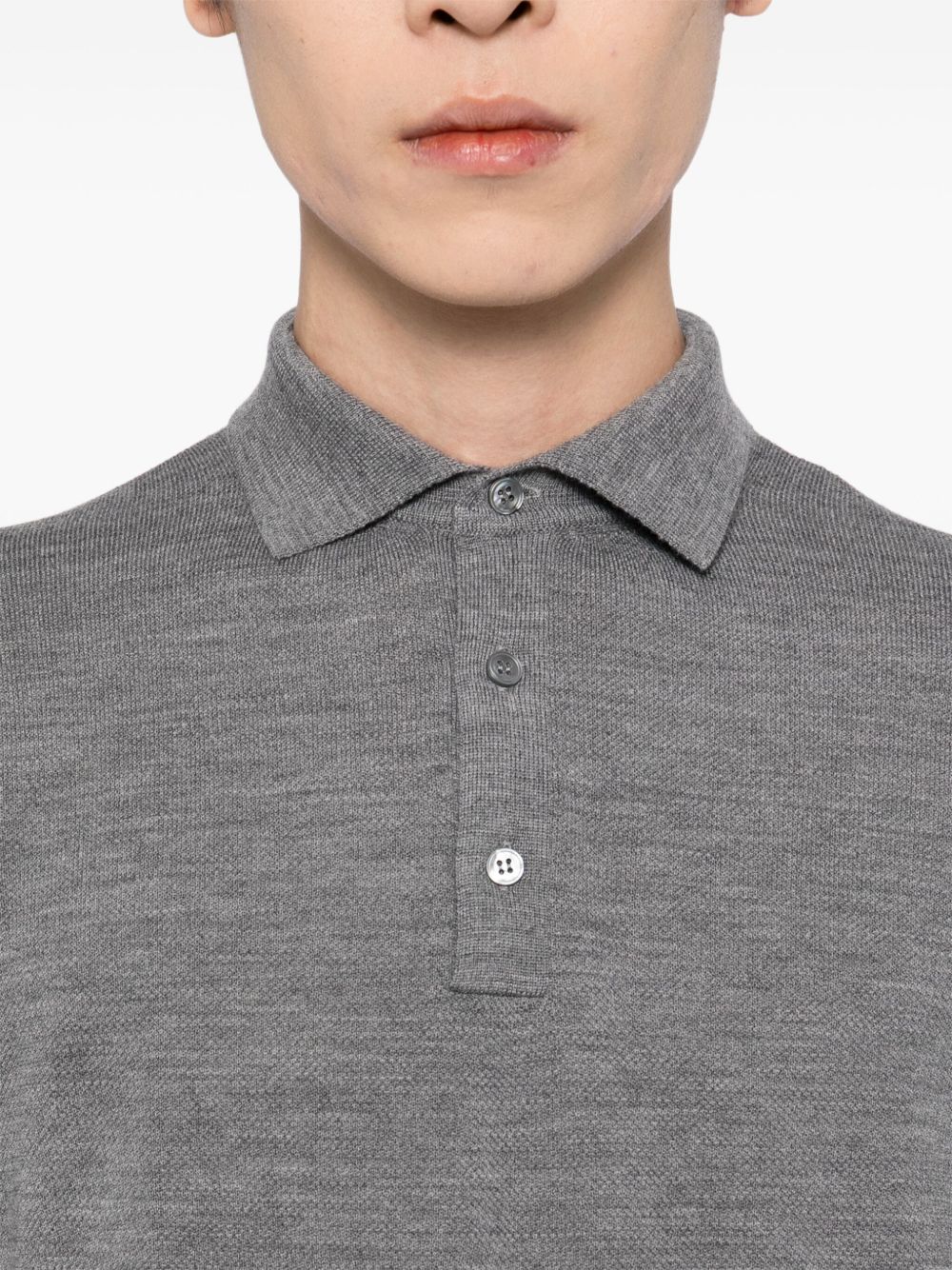wool polo shirt