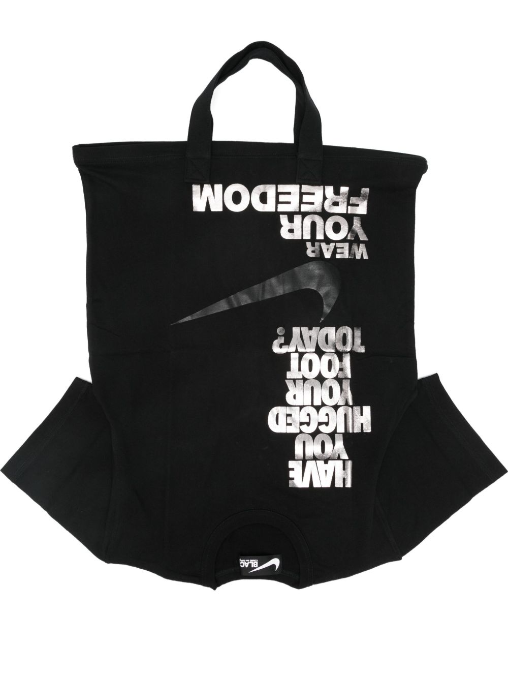 x Nike slogan-print tote bag