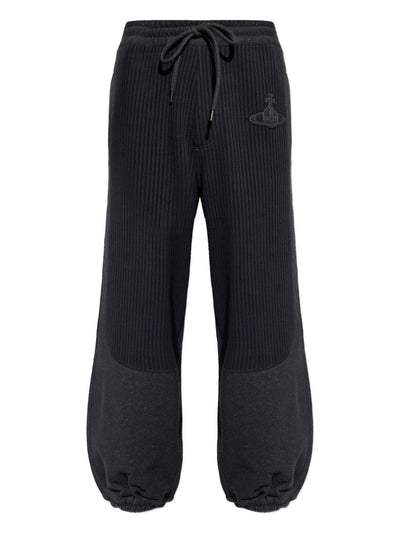 Ribbed-Panelled Trousers