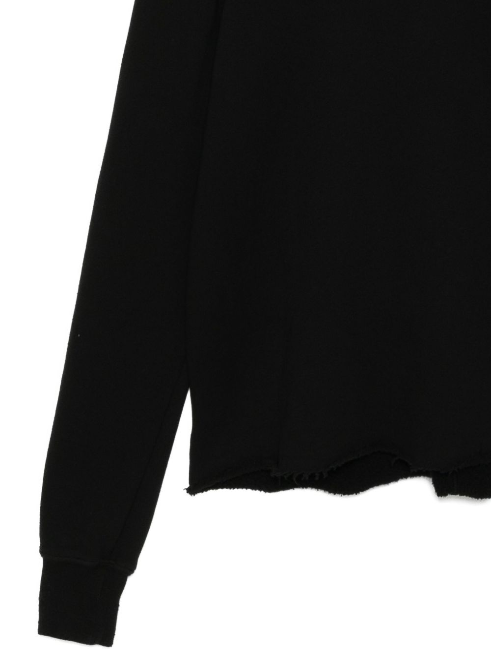 double funnel-neck sweatshirt