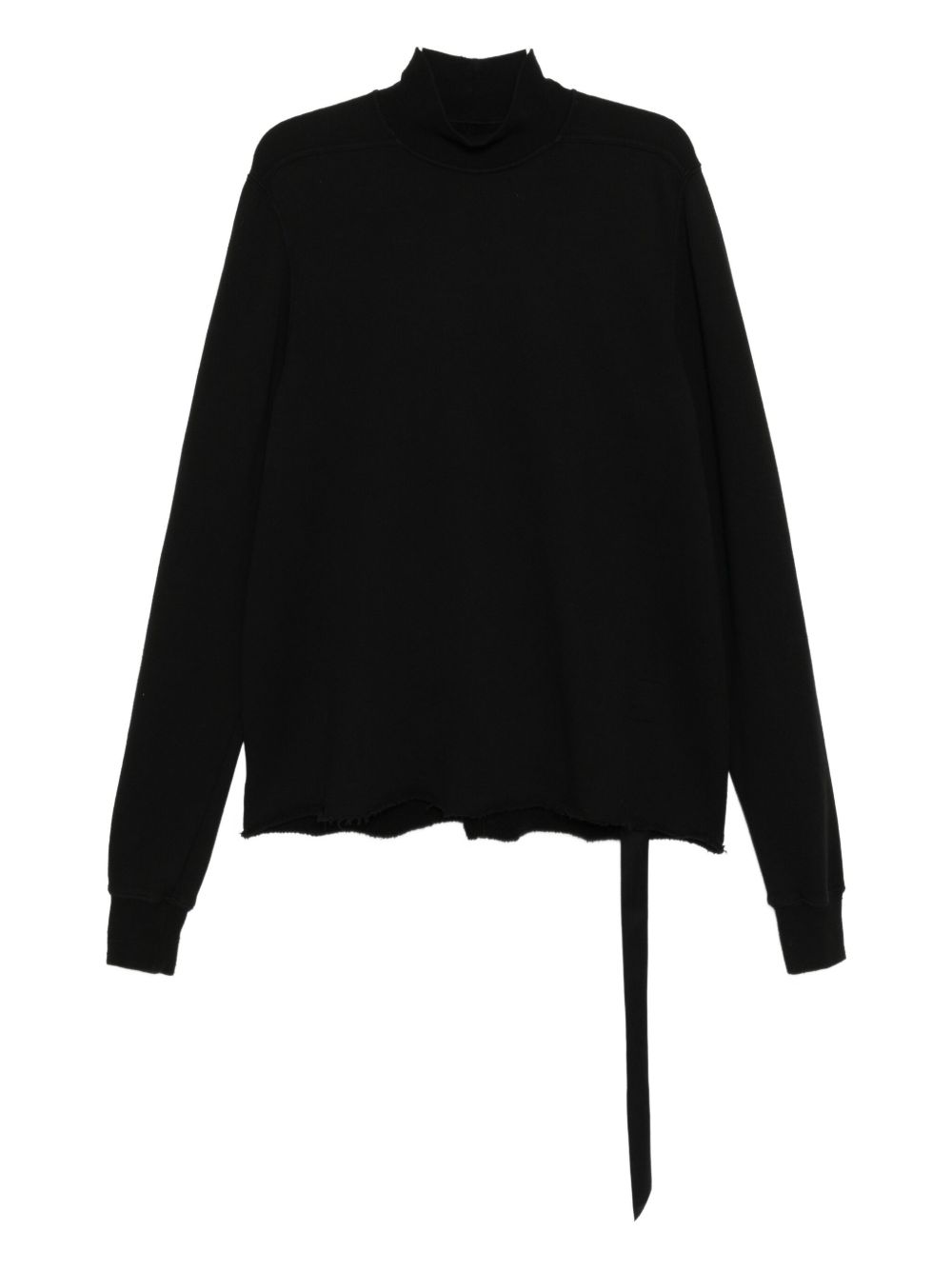 double funnel-neck sweatshirt