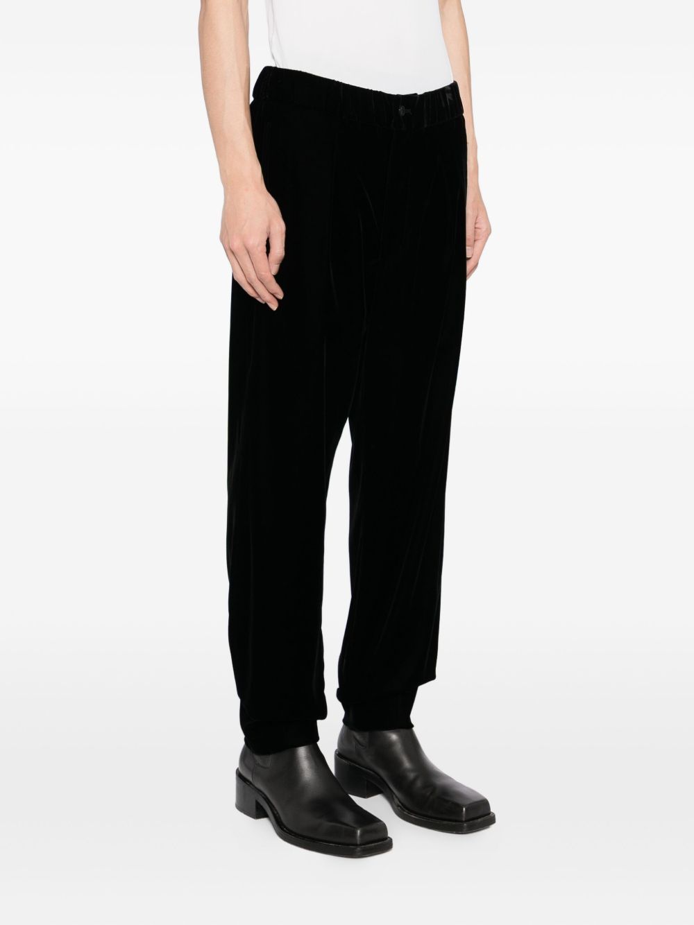 flat-front trousers