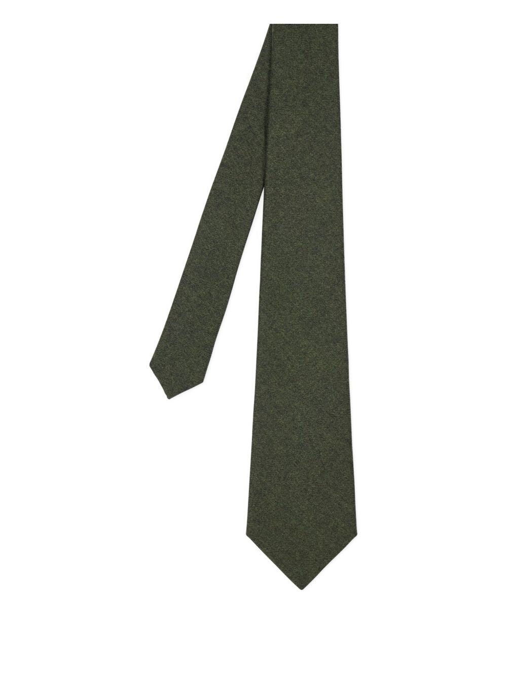 speckled-lining merino wool-cashmere blend tie