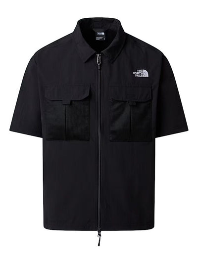 Rager Zip-Front Short-Sleeve Shirt Jacket