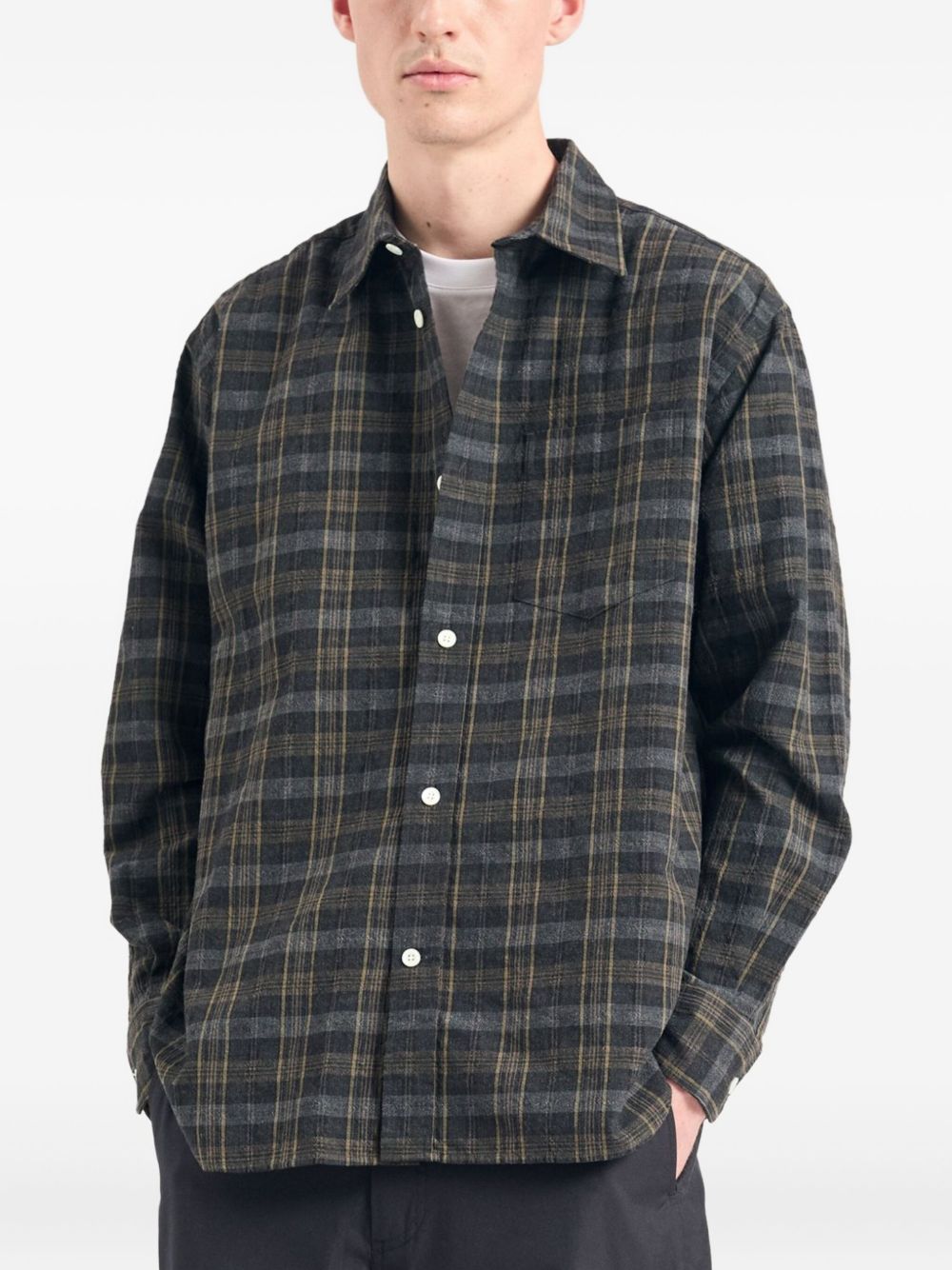 checked shirt