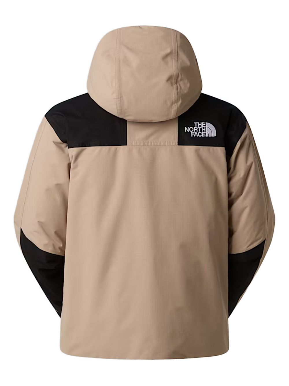 button-fastening hooded jacket