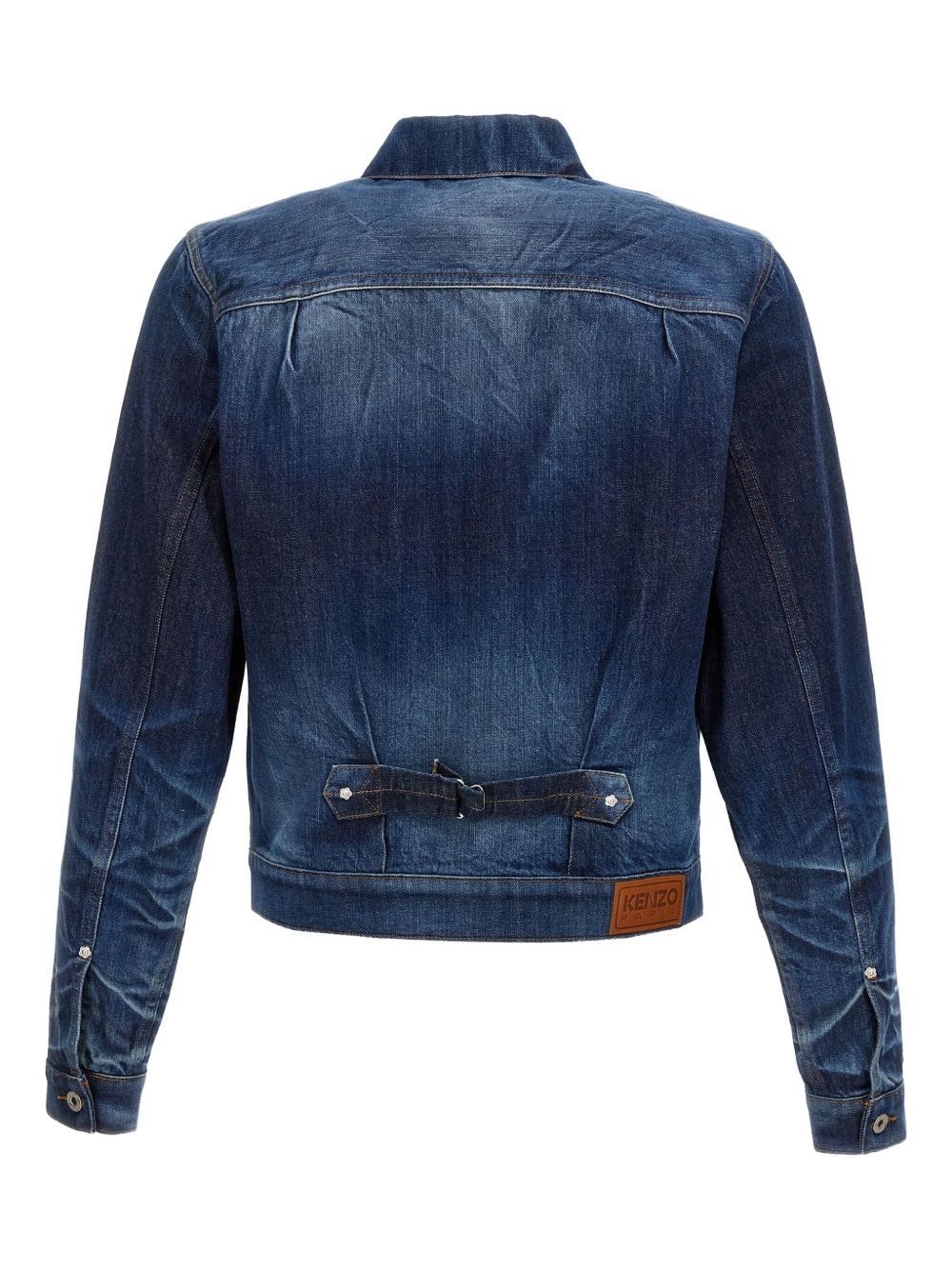 stone-washed denim jacket