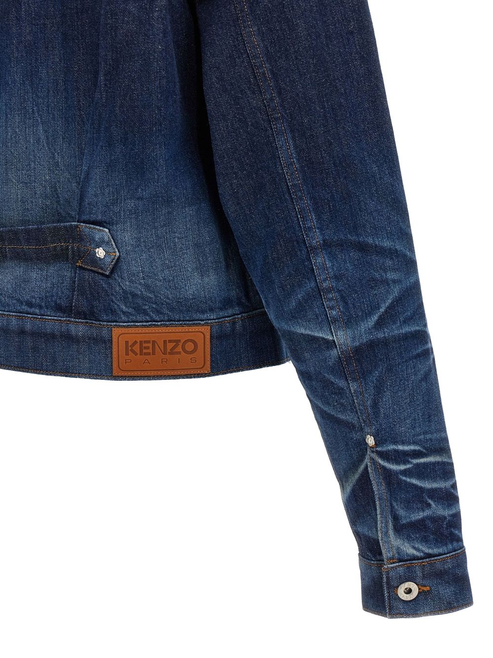 stone-washed denim jacket
