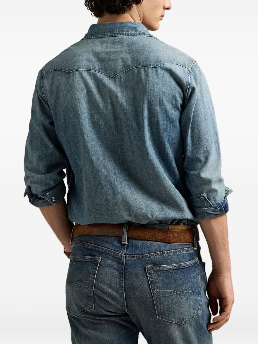 western denim shirt