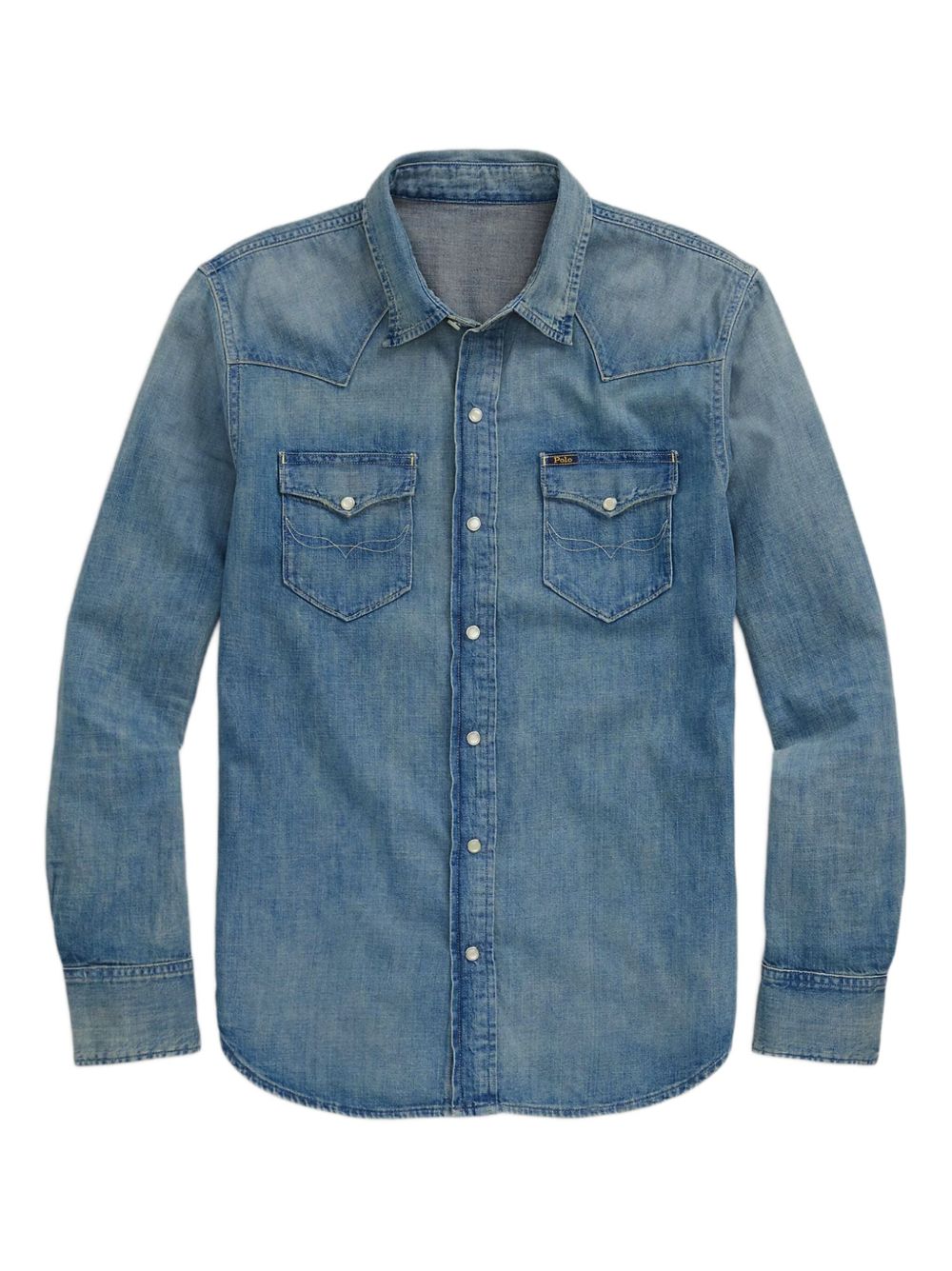 western denim shirt