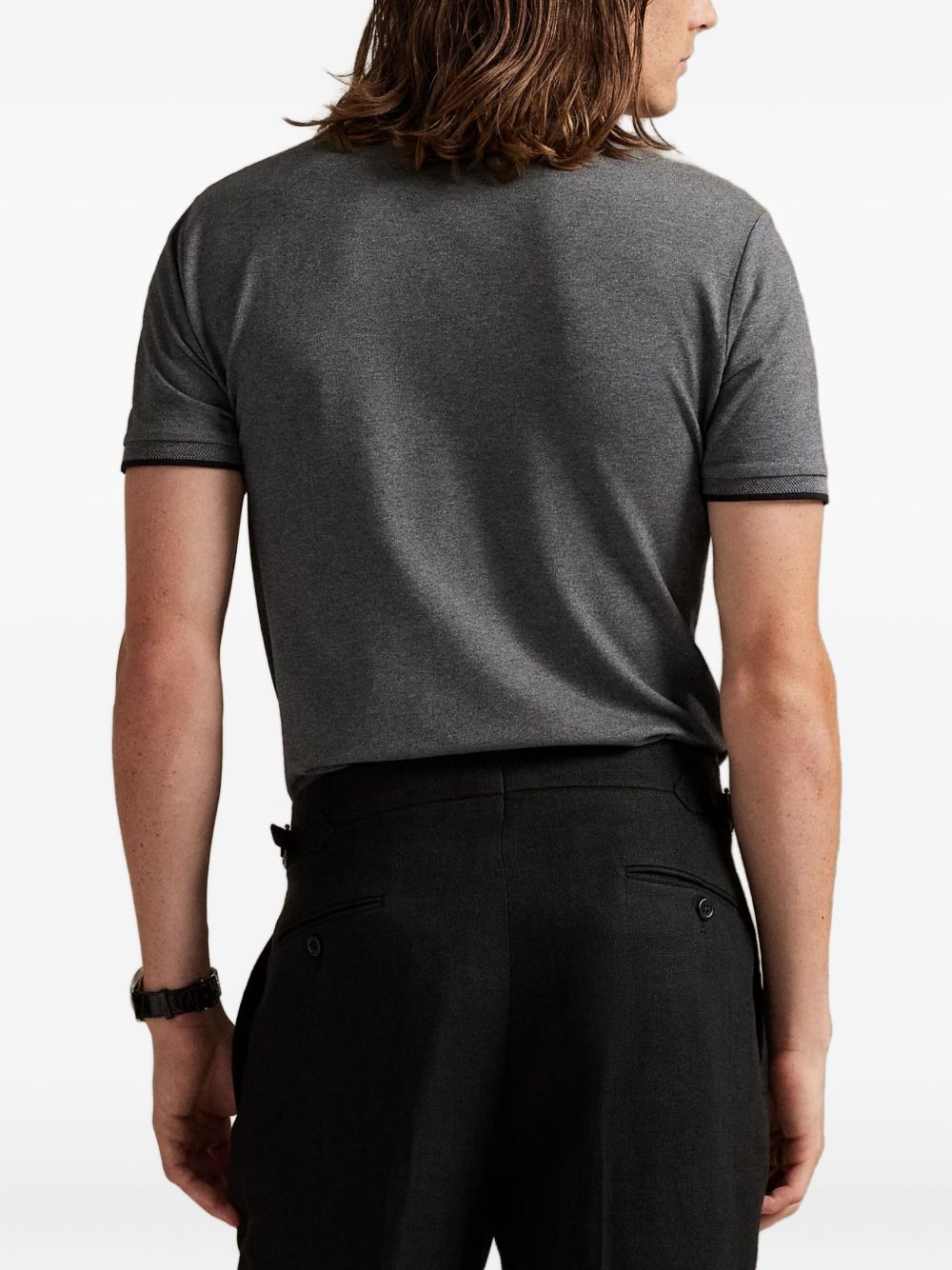 half-zip polo shirt
