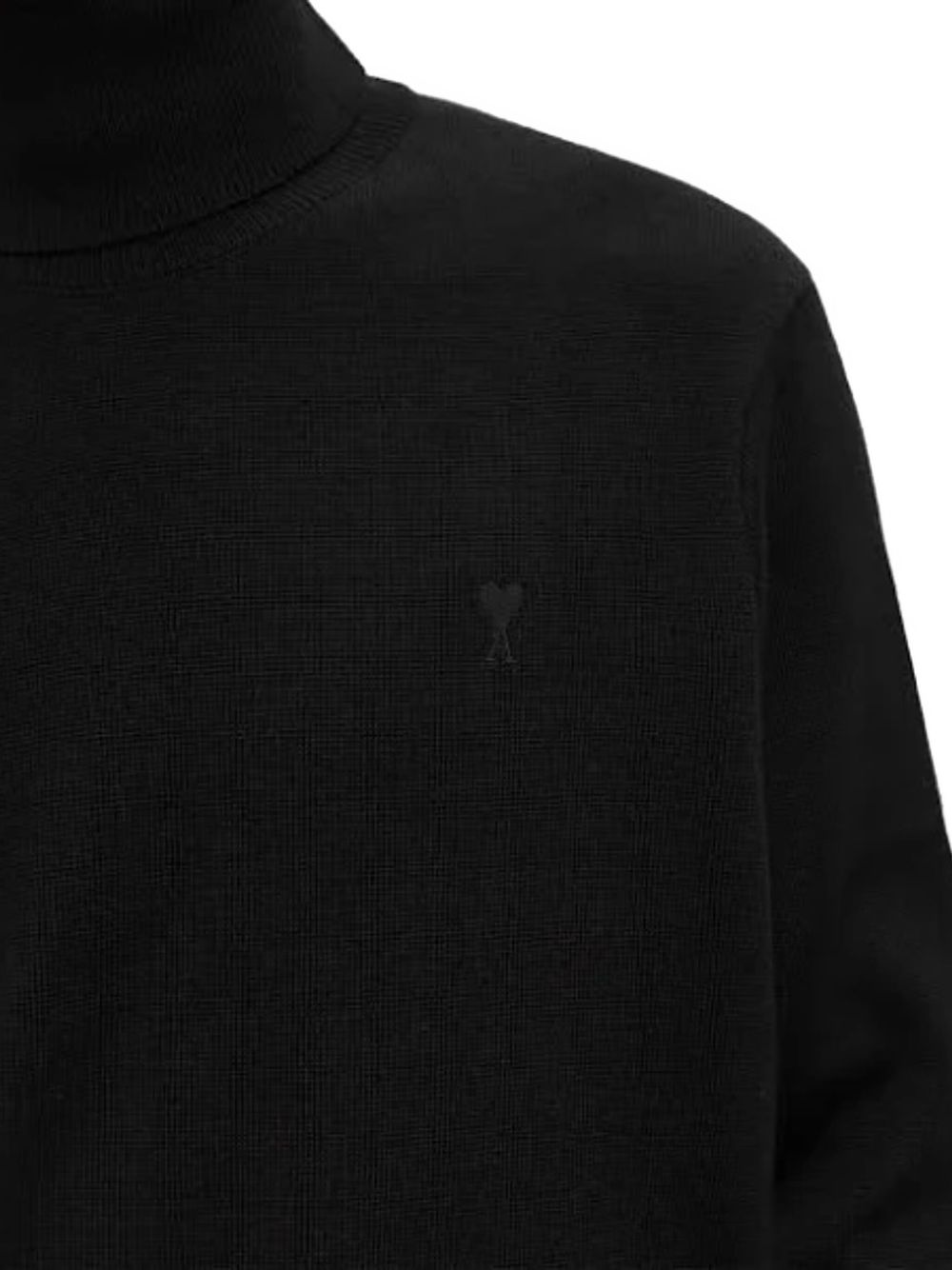 Ami de Coeur-embroidered turtleneck sweater