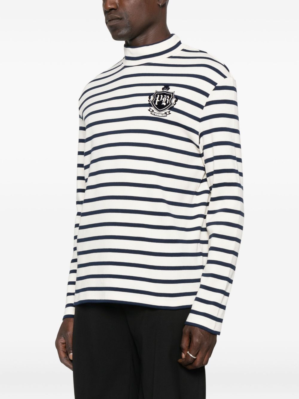 striped long-sleeve T-shirt