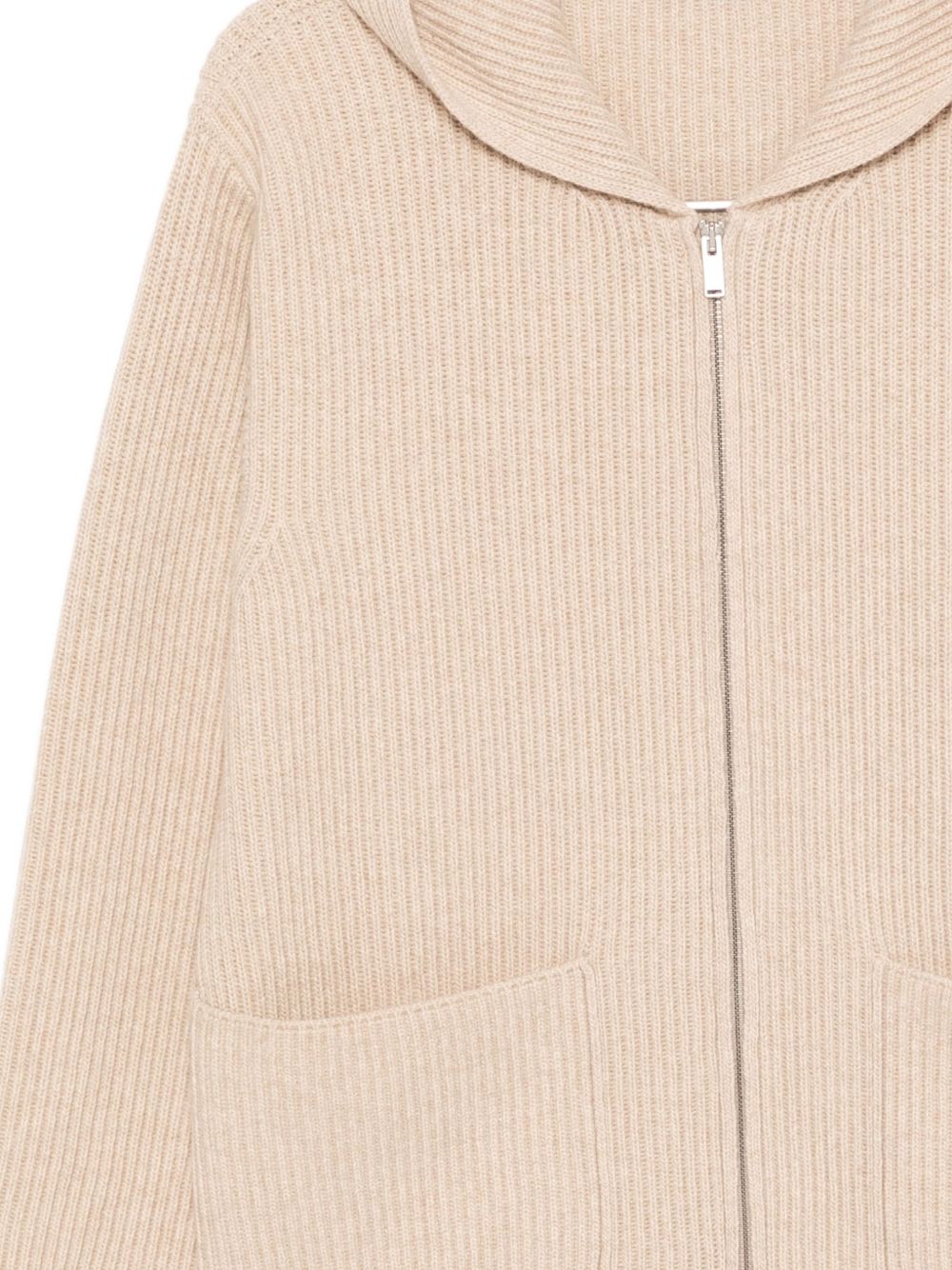 hooded cardigan