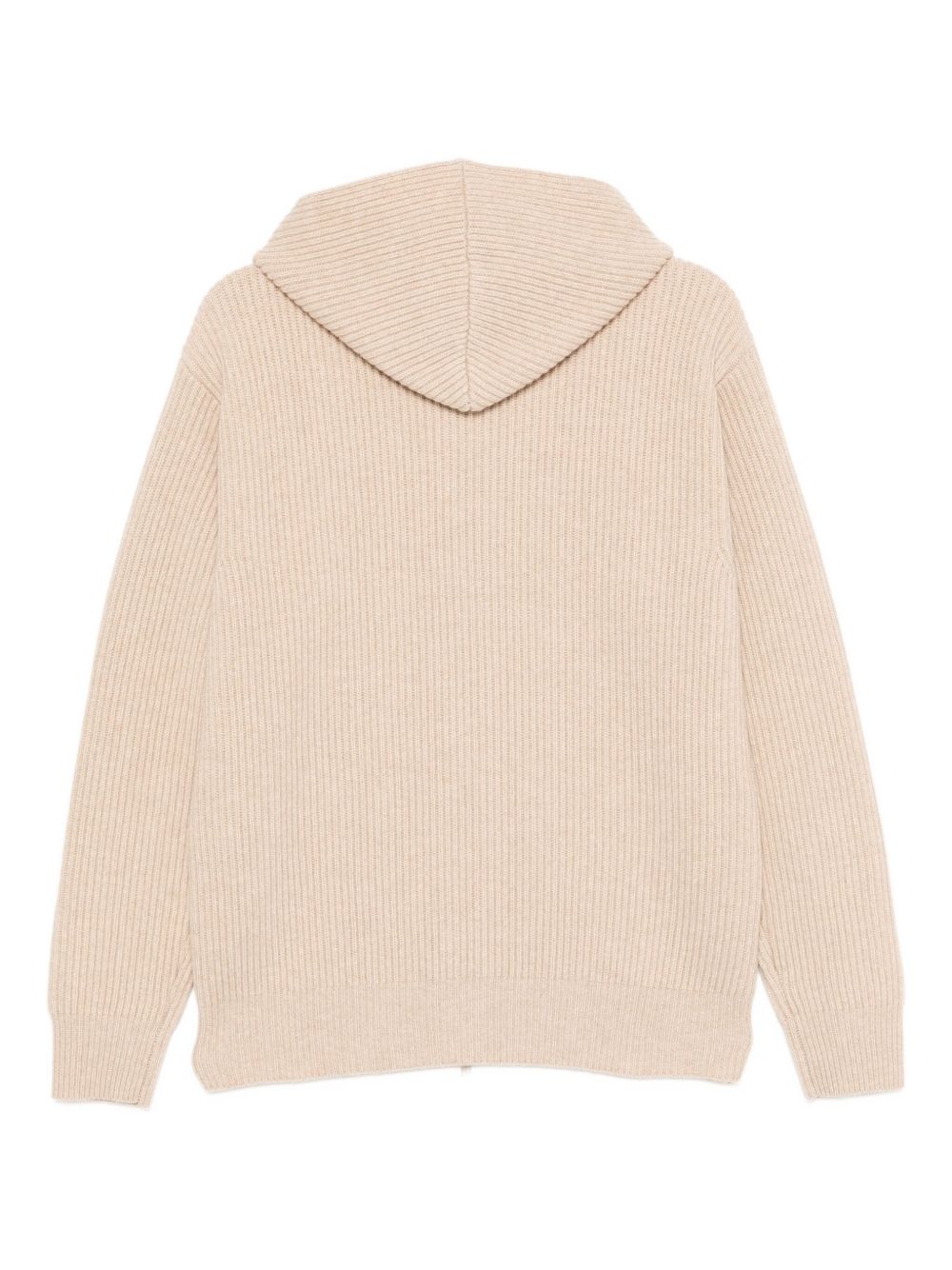 hooded cardigan