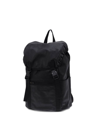 Leather Drawstring Backpack