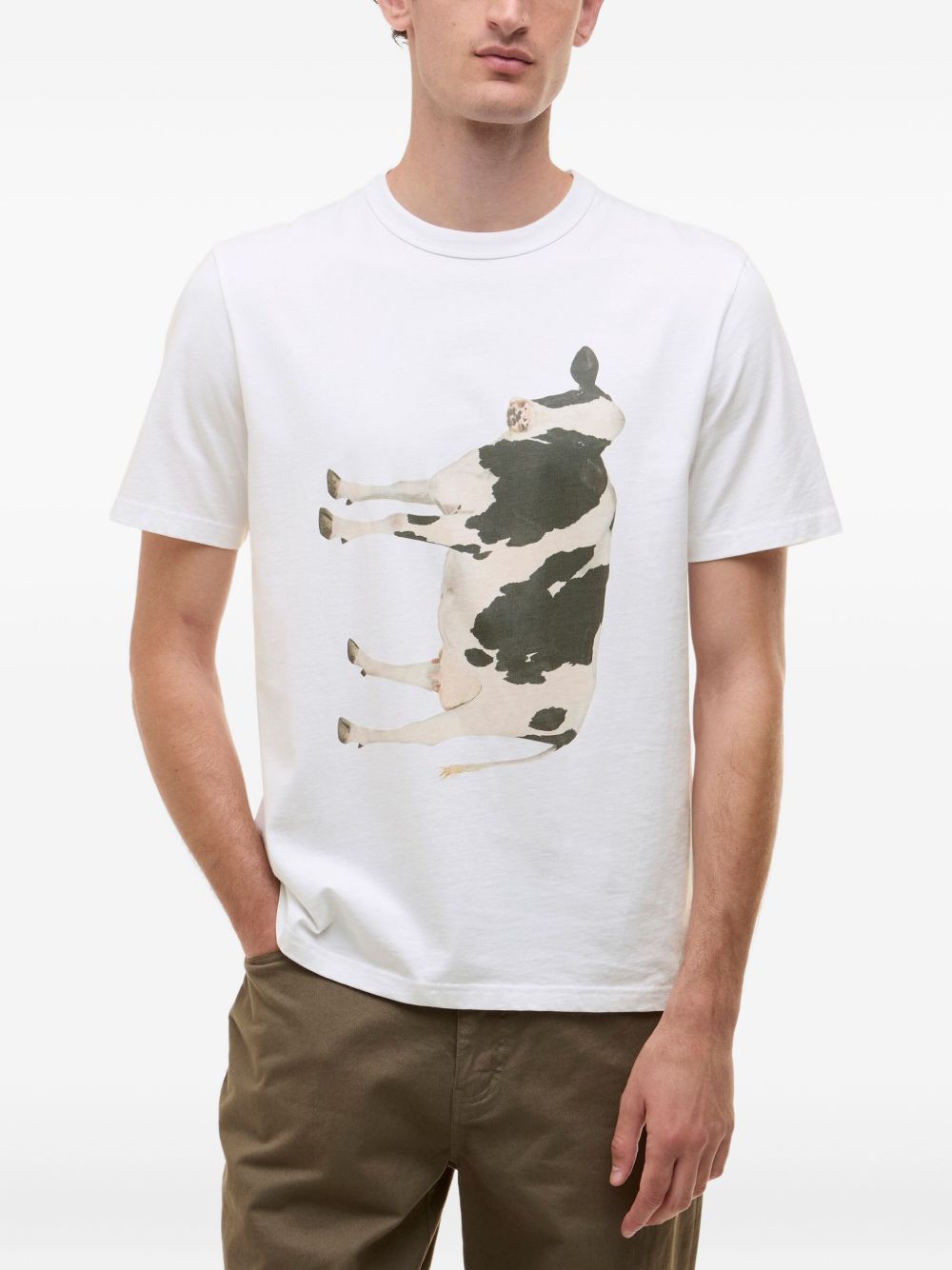 graphic-print crew-neck t-shirt