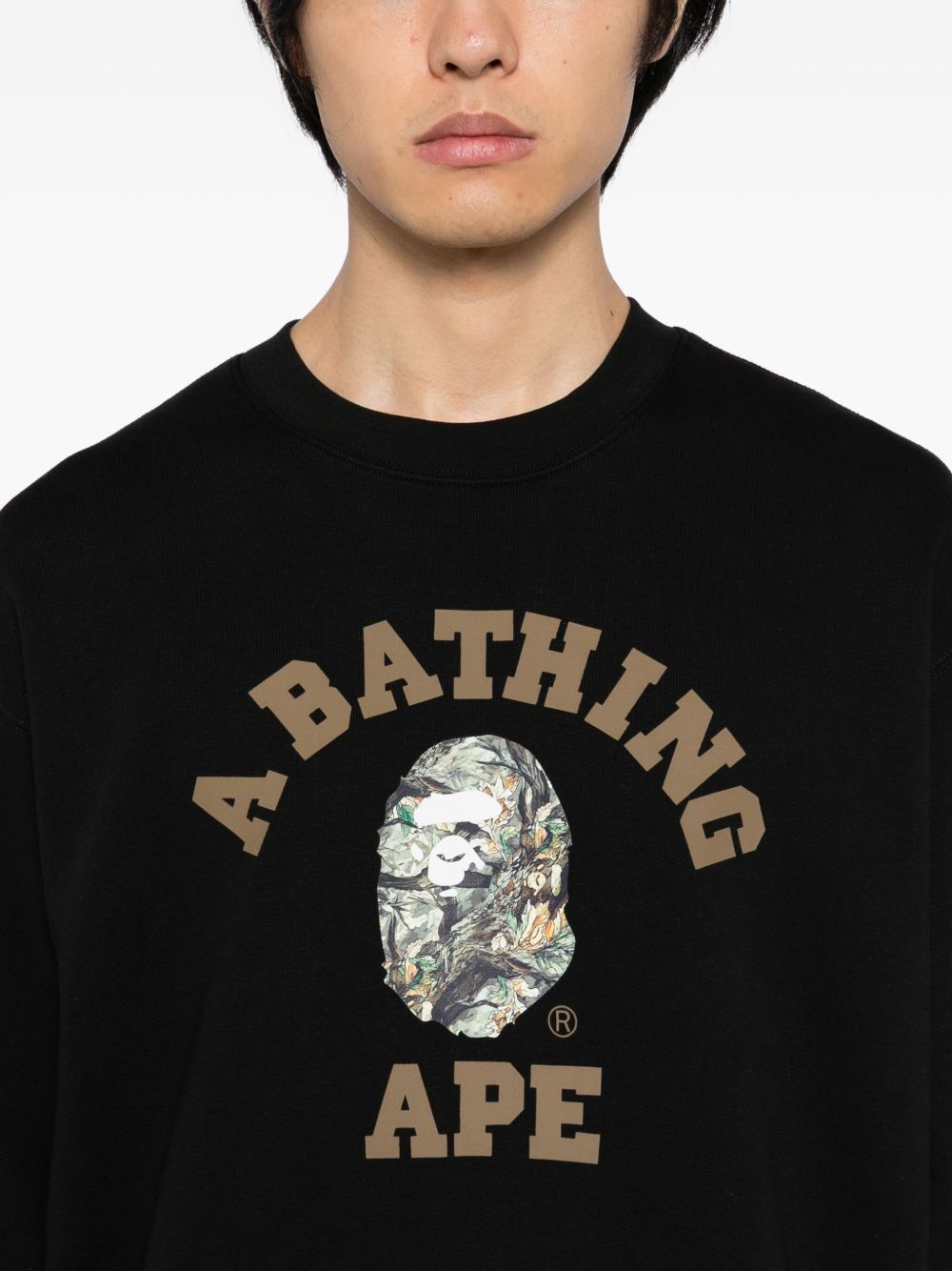 logo-printed sweatshirt