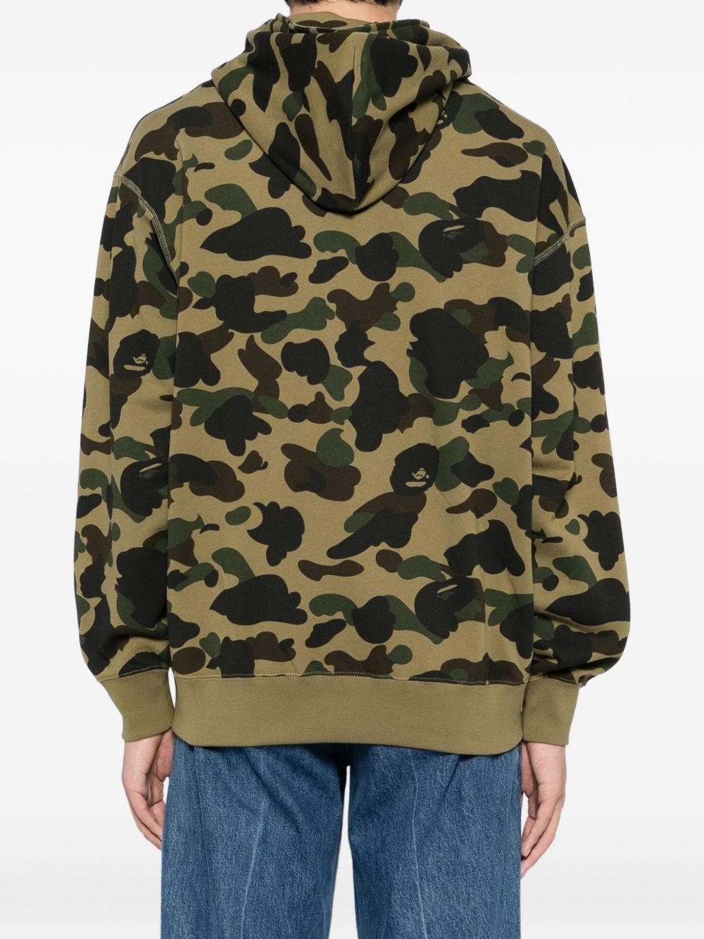 camouflage-print hoodie