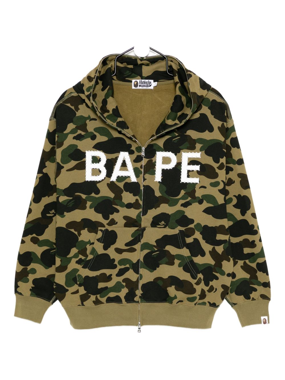 camouflage-print hoodie