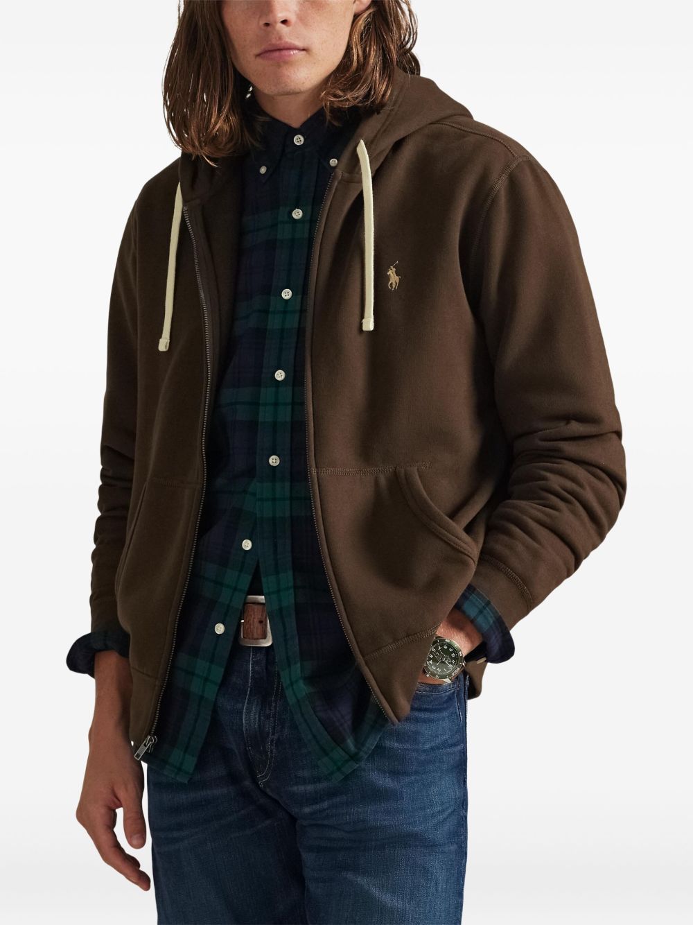 zip-up hoodie