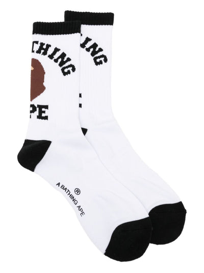 Logo-Printed Socks