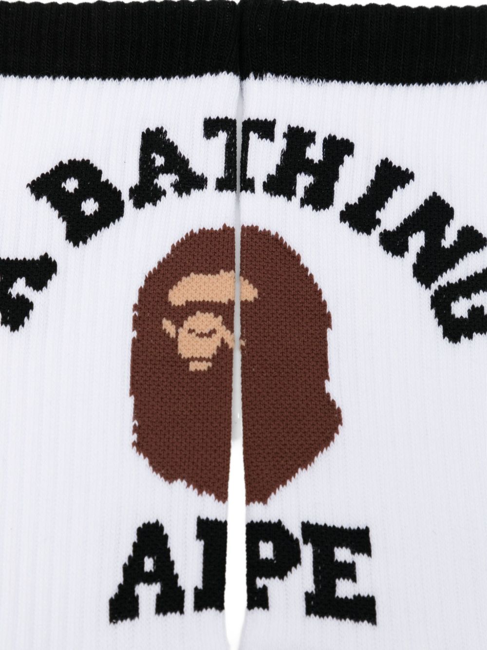 logo-printed socks