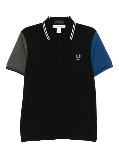 X Fred Perry Colour-Block Short-Sleeve Polo Shirt