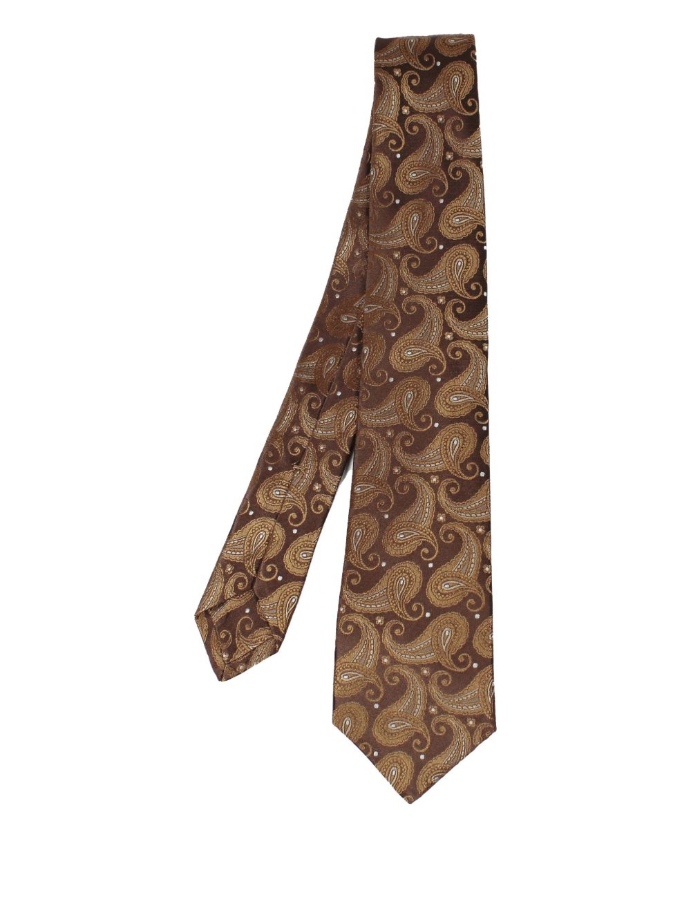 paisley-pattern tie