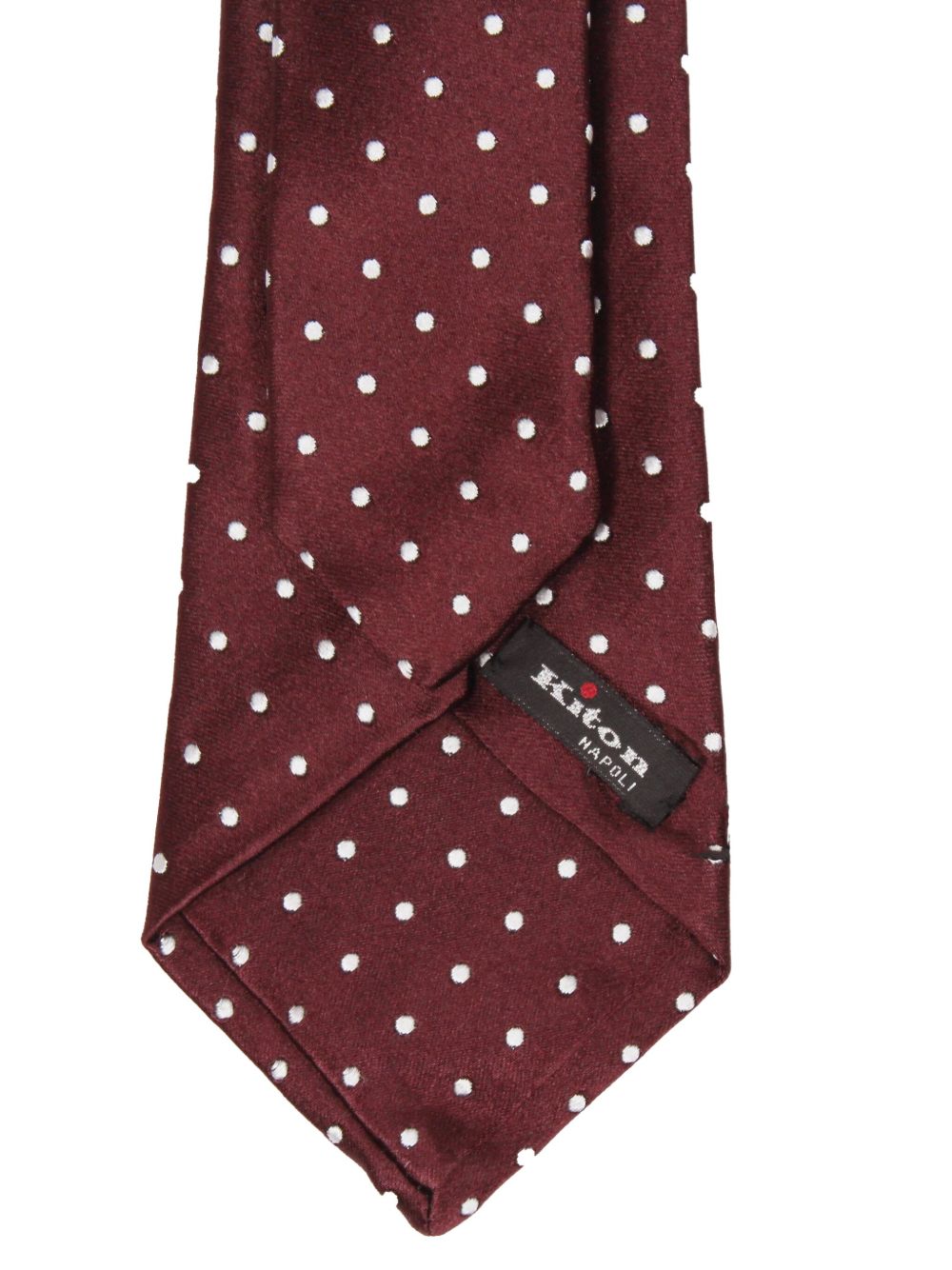 polka-dot silk tie