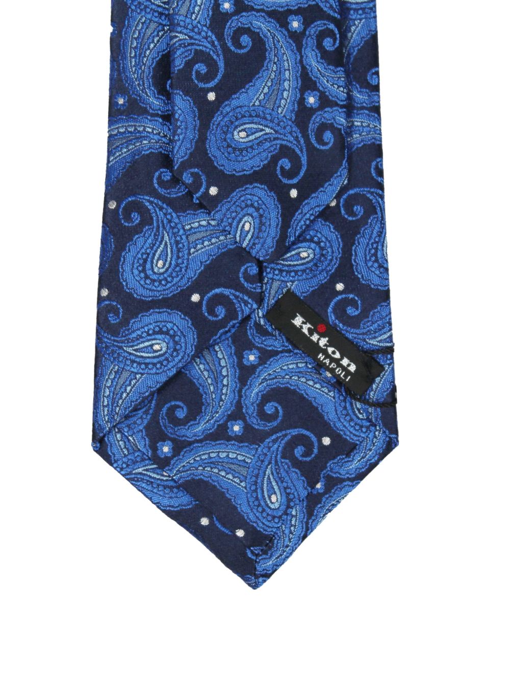 paisley-pattern silk tie