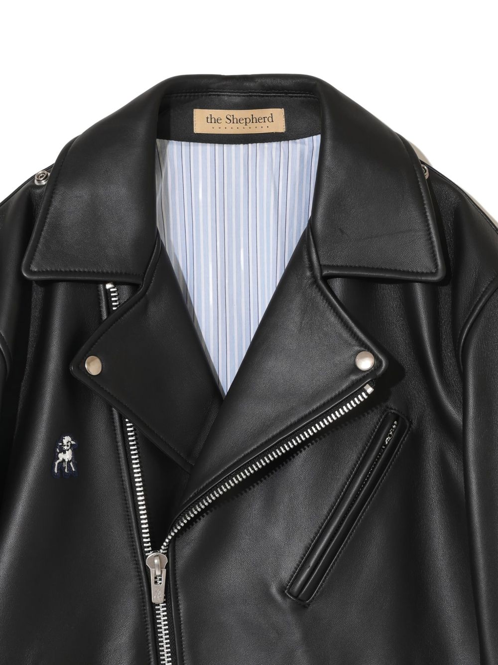 leather biker jacket