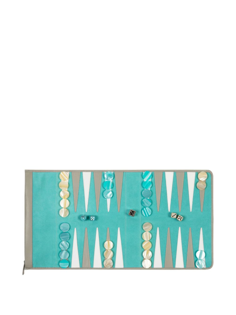 leather travel backgammon (51cm x 28cm)