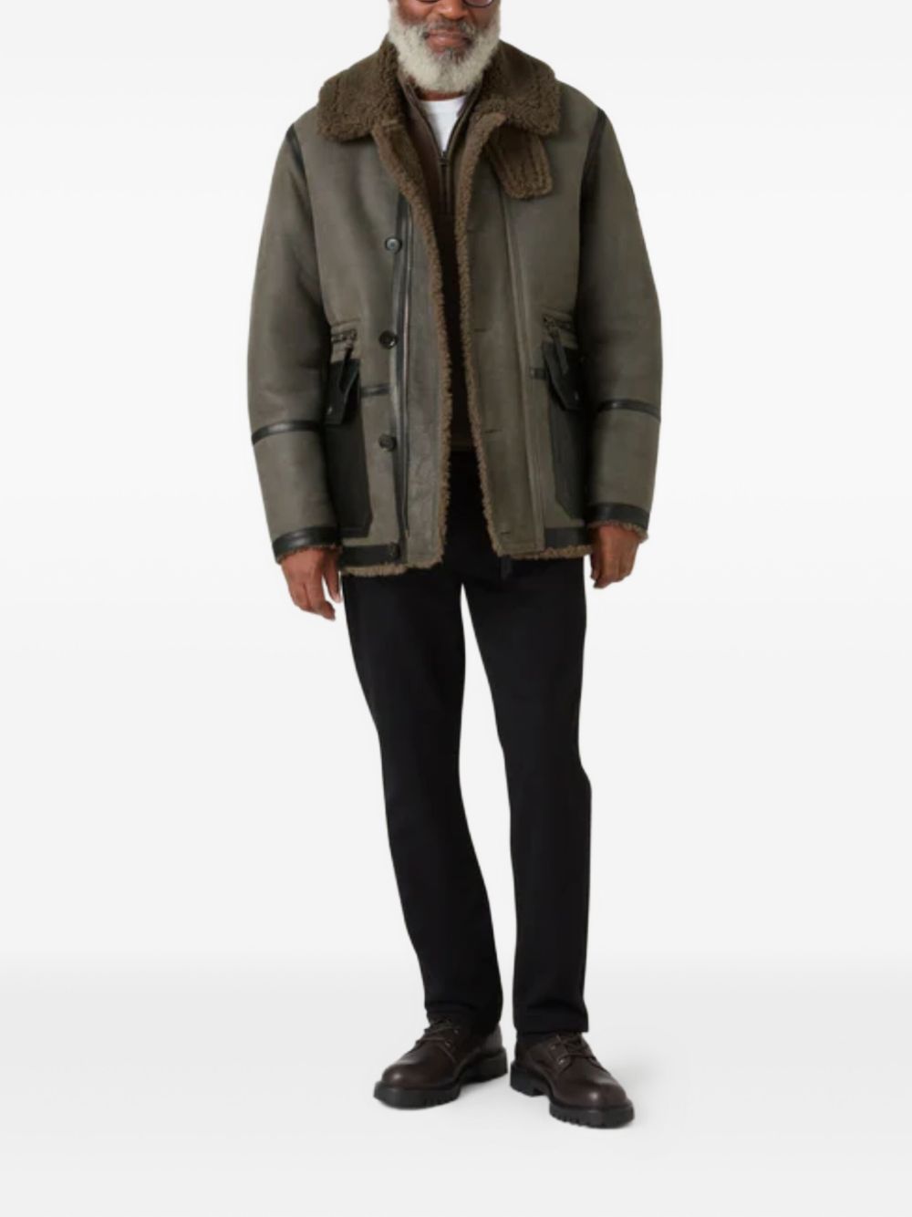 Shearling Pocket Coat