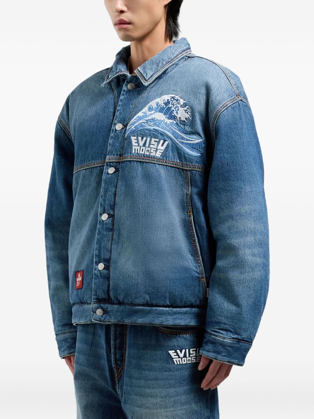 x Evisu graphic-print cotton jacket