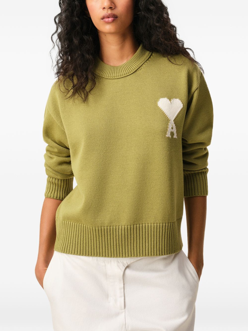 Ami De Coeur logo-detail sweater