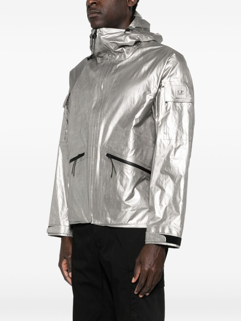 hooded pocket jacket